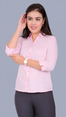 Pink Formal Shirt For Women