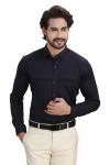 Navy Blue Casual & Party Wear Shirt For Men 