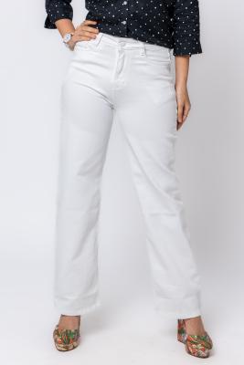 White Wide Leg Jeans For Women