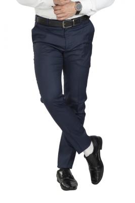 Navy Blue Formal Trouser For Men