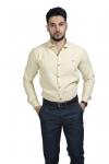 Fawn Plain Casual & Party Wear Shirt For Men 